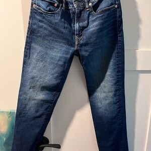 American Eagle Outfitters Dark Blue Straight Jeans 28x30